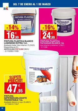 Folleto promocional de Bricoking válido desde el 07/01/2026 - Página 52.