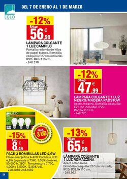 Folleto promocional de Bricoking válido desde el 07/01/2026 - Página 54.