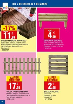 Folleto promocional de Bricoking válido desde el 07/01/2026 - Página 58.