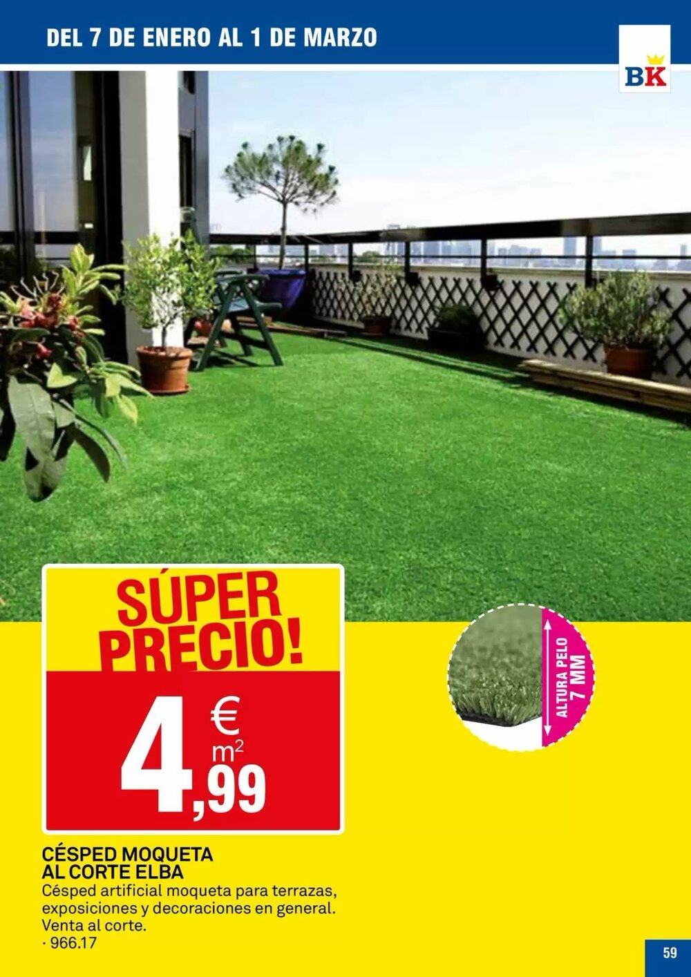 Folleto promocional de Bricoking válido desde el 07/01/2026 - Página 59.