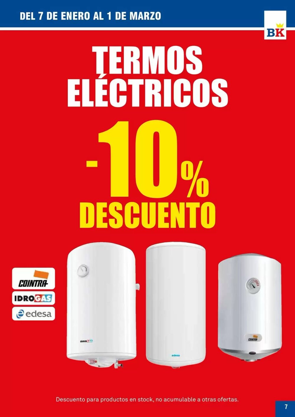 Folleto promocional de Bricoking válido desde el 07/01/2026 - Página 7.