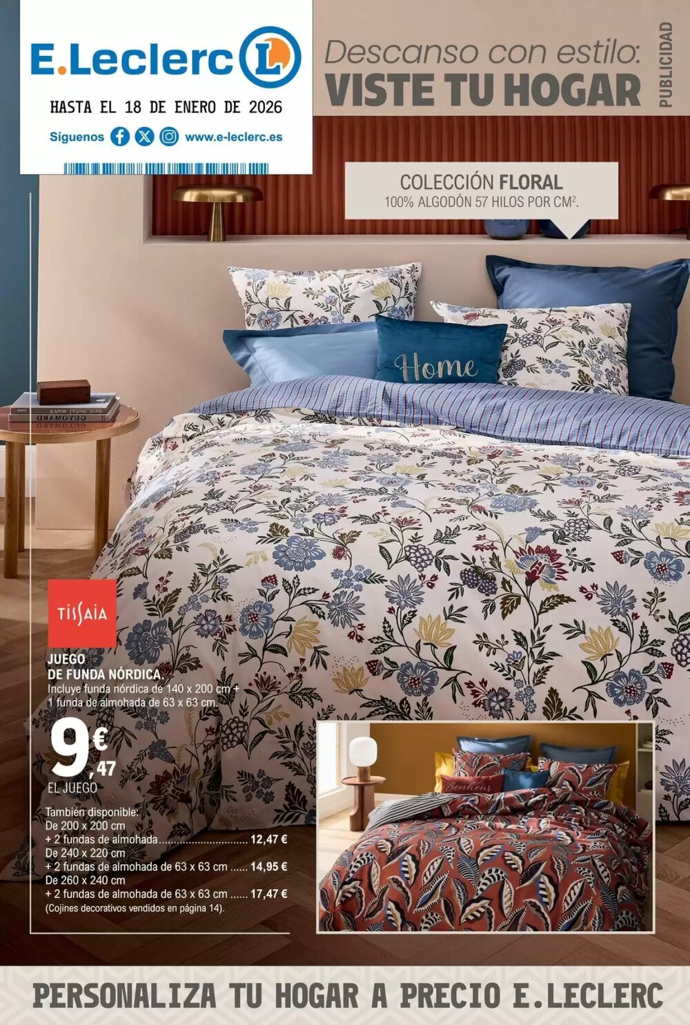 Folleto promocional de E.Leclerc válido desde el 07/01/2026 - Página 1.