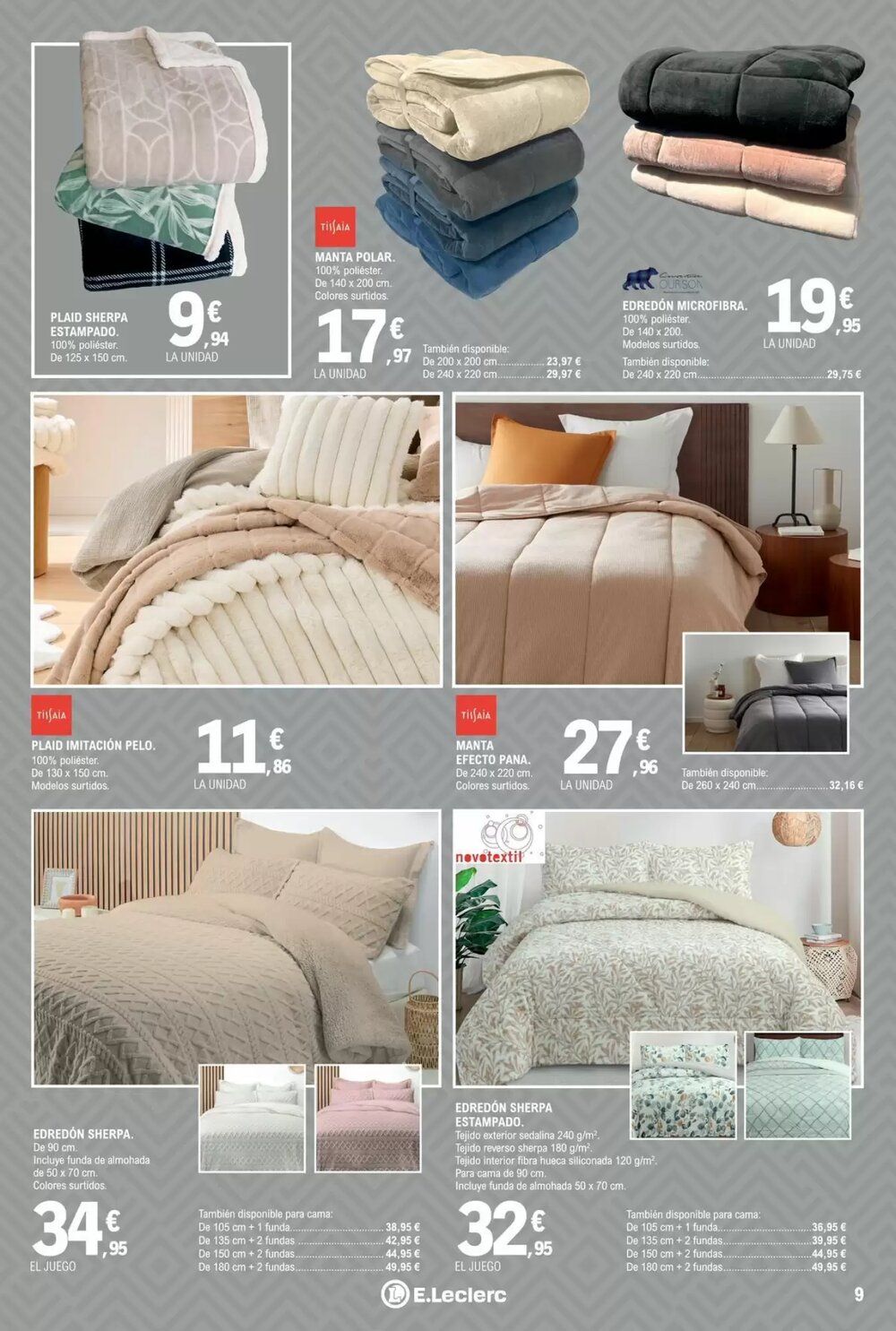 Folleto promocional de E.Leclerc válido desde el 07/01/2026 - Página 9.