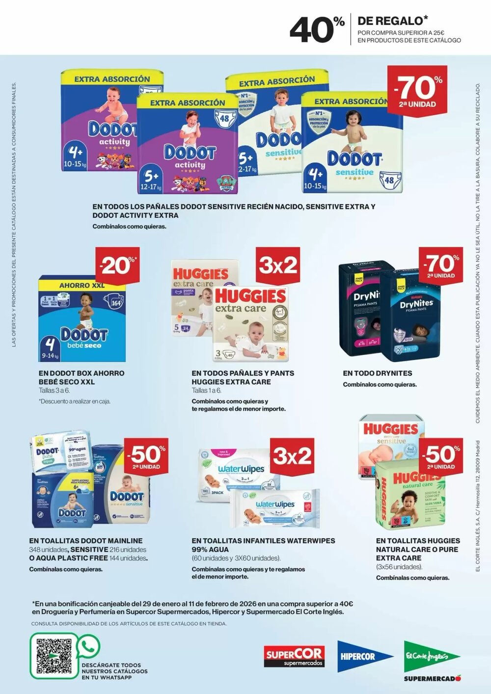 Folleto promocional de Supercor válido desde el 07/01/2026 - Página 20.