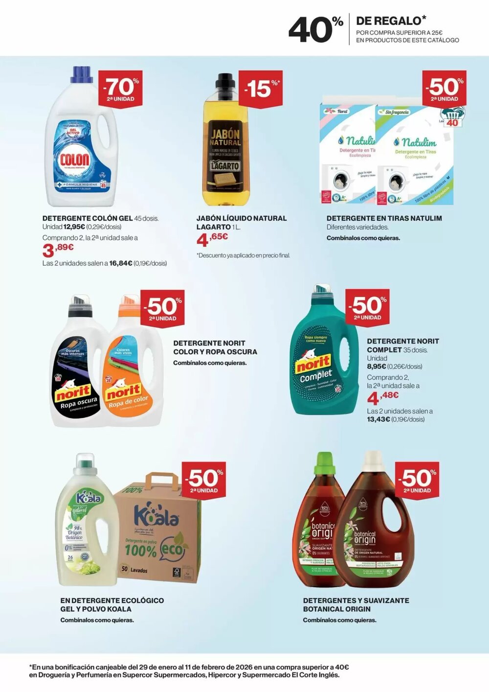 Folleto promocional de Supercor válido desde el 07/01/2026 - Página 3.