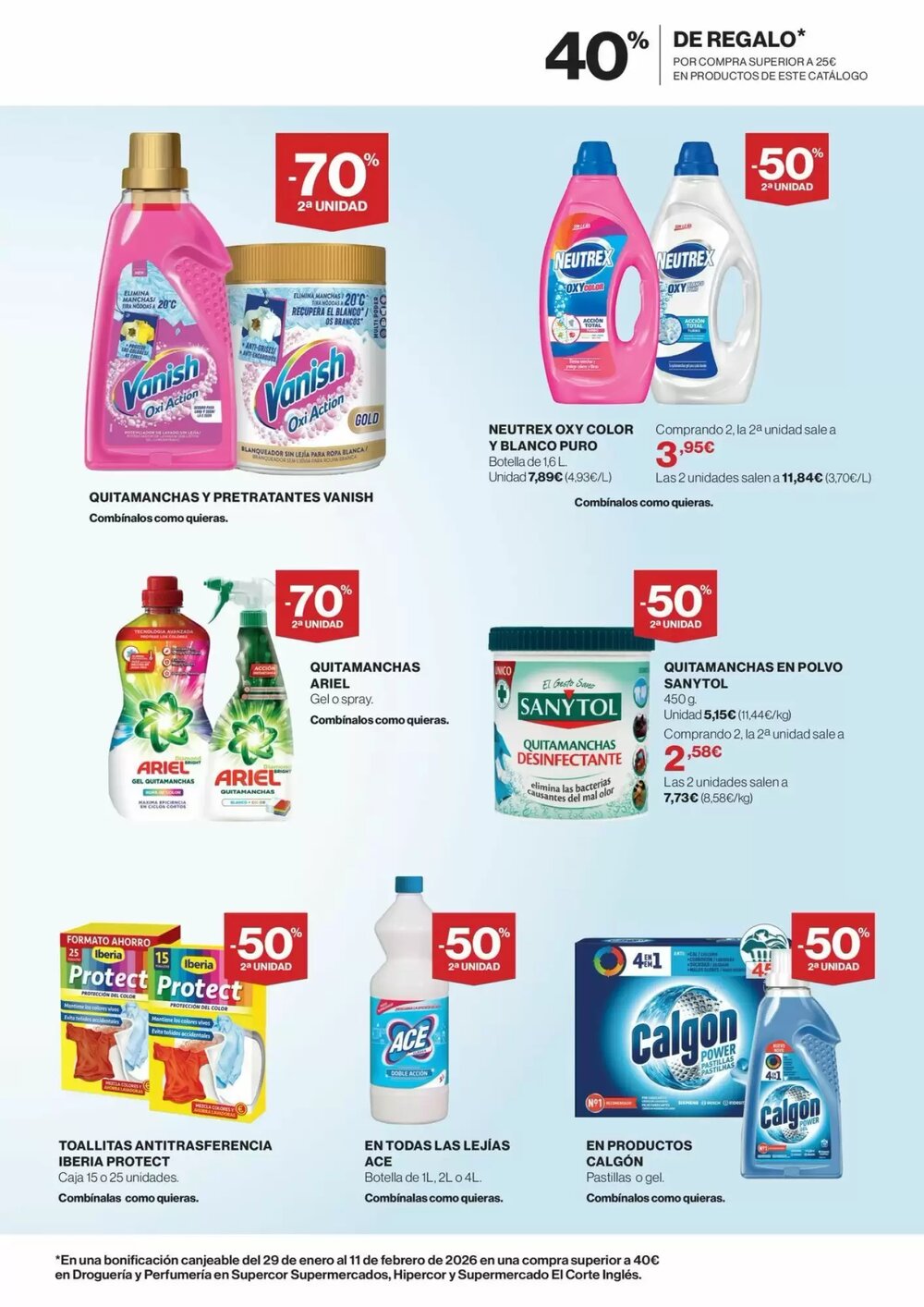 Folleto promocional de Supercor válido desde el 07/01/2026 - Página 5.