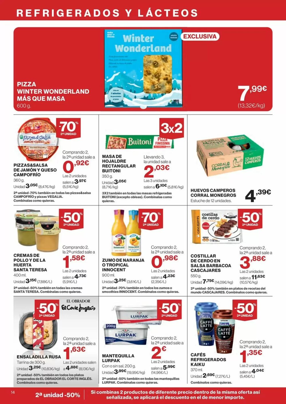 Folleto promocional de Hipercor válido desde el 07/01/2026 - Página 14.