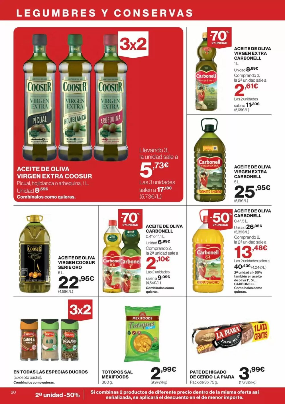 Folleto promocional de Hipercor válido desde el 07/01/2026 - Página 20.