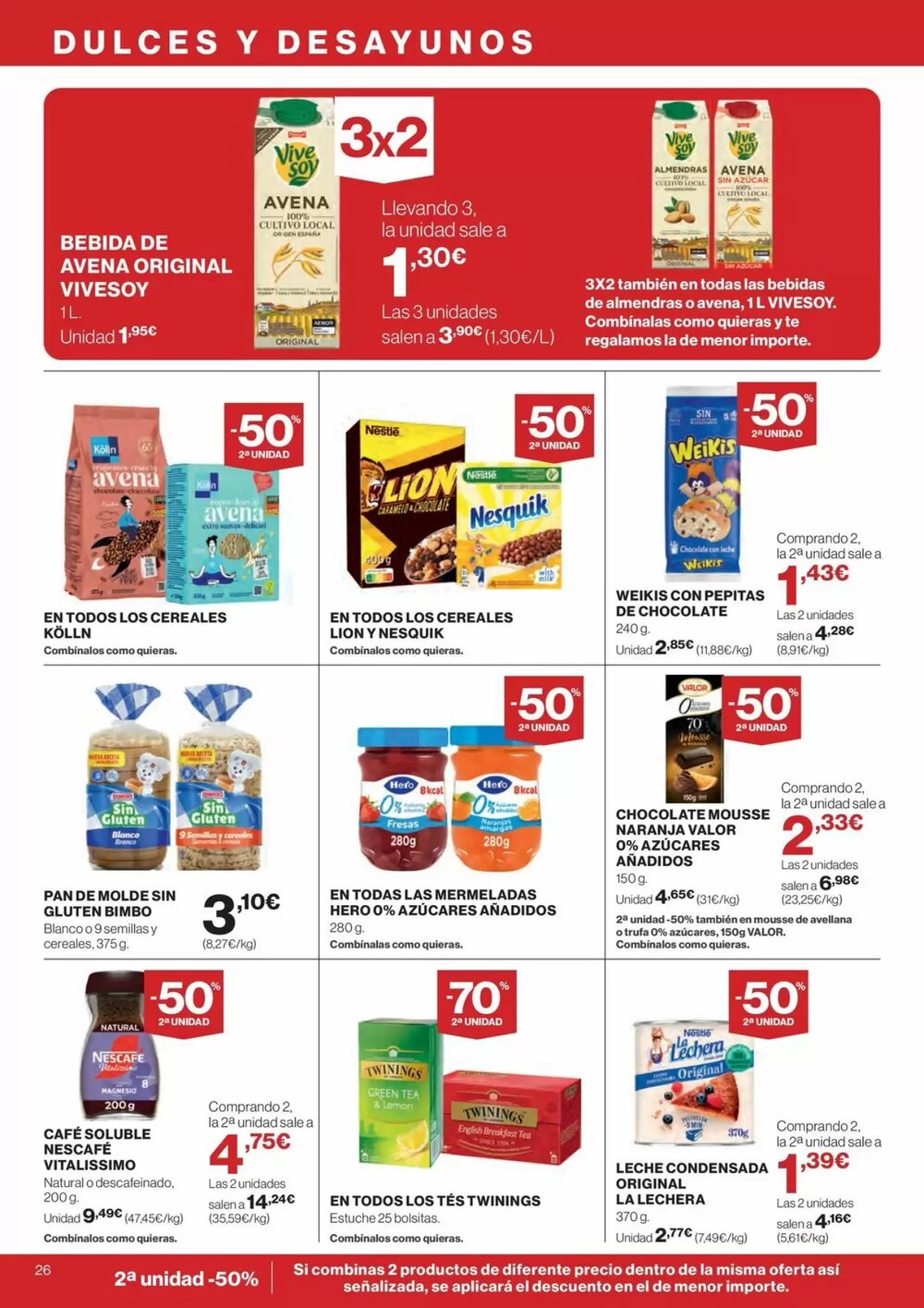 Folleto promocional de Hipercor válido desde el 07/01/2026 - Página 26.