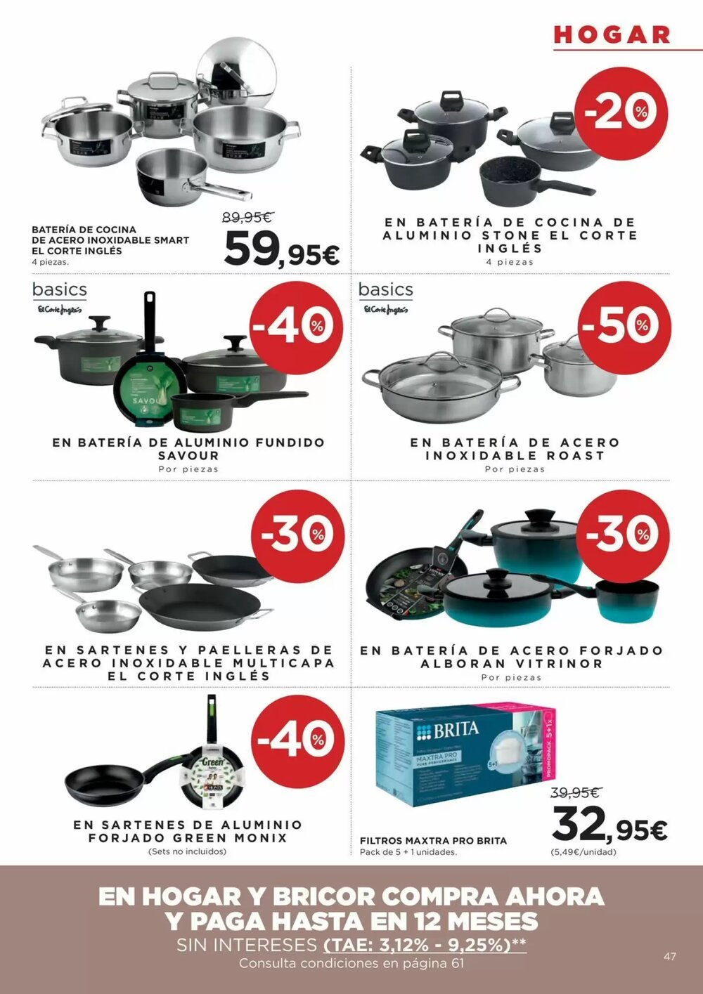 Folleto promocional de Hipercor válido desde el 07/01/2026 - Página 47.