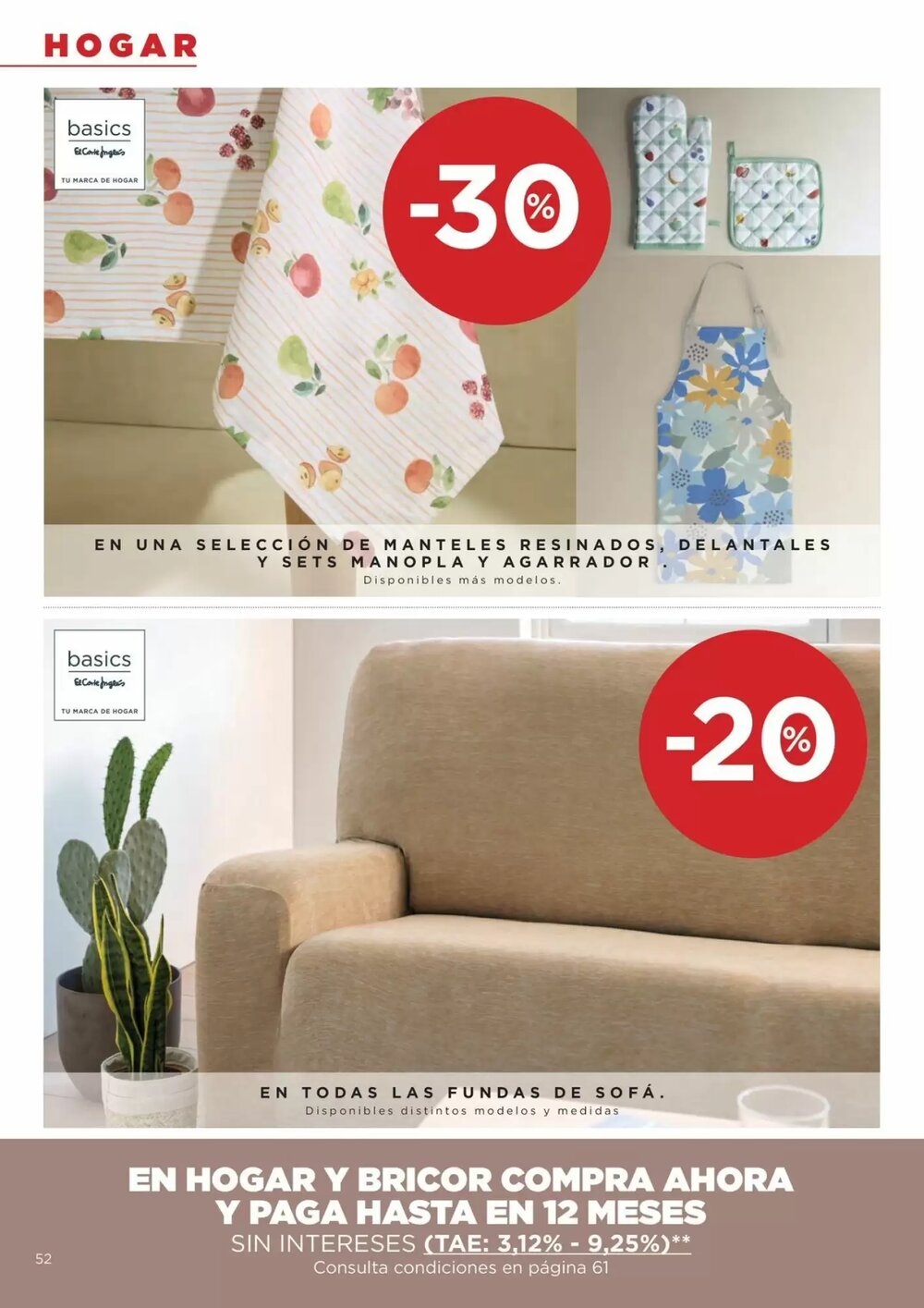 Folleto promocional de Hipercor válido desde el 07/01/2026 - Página 52.