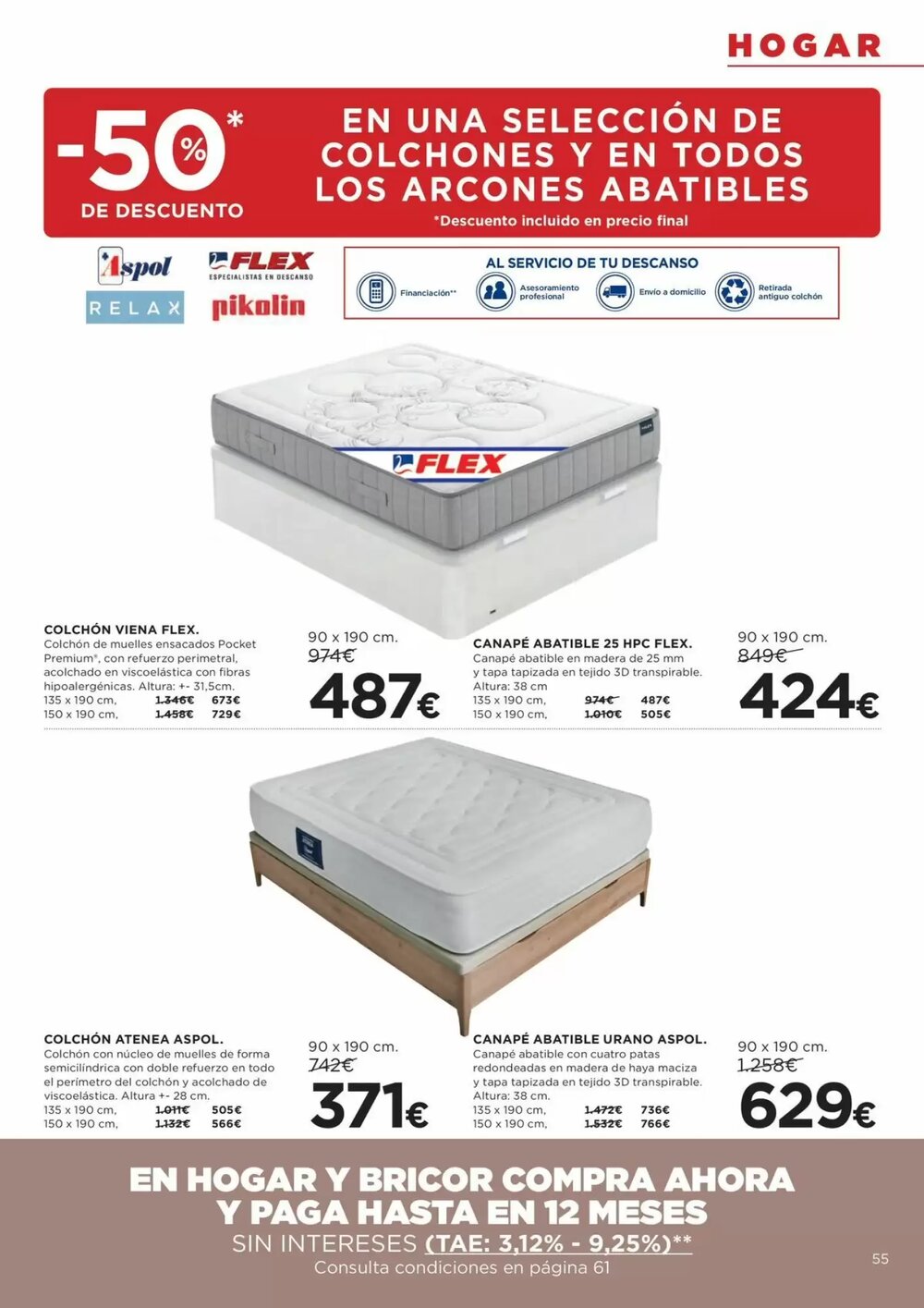 Folleto promocional de Hipercor válido desde el 07/01/2026 - Página 55.