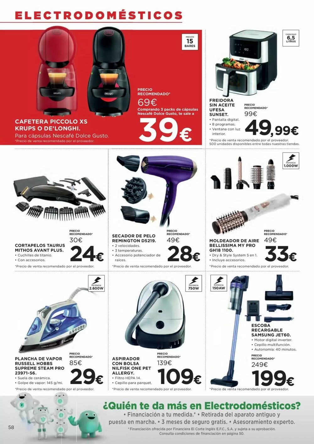 Folleto promocional de Hipercor válido desde el 07/01/2026 - Página 58.