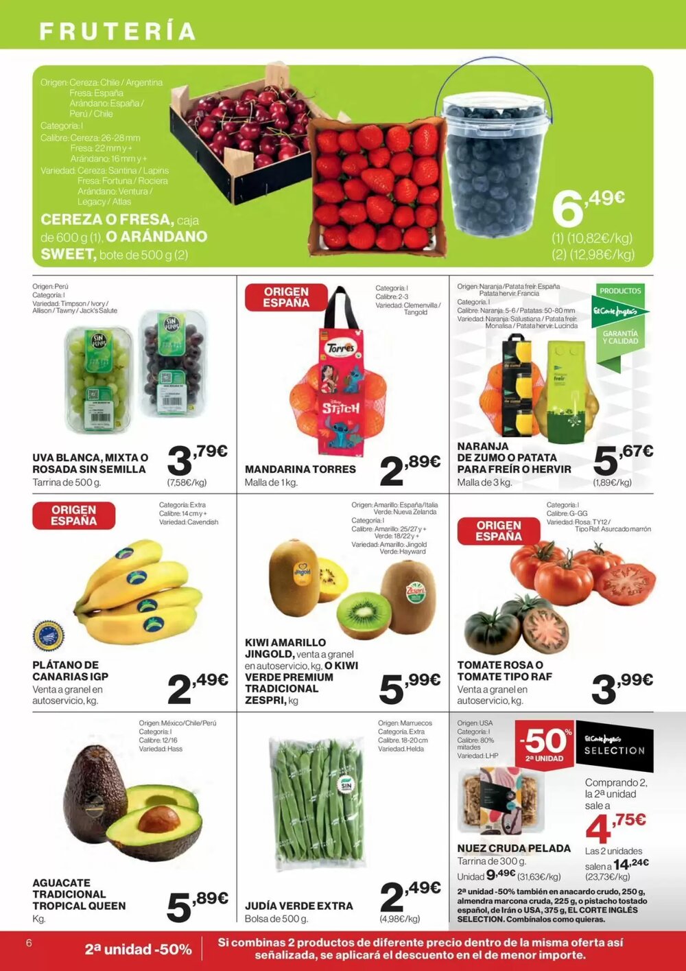 Folleto promocional de Hipercor válido desde el 07/01/2026 - Página 6.