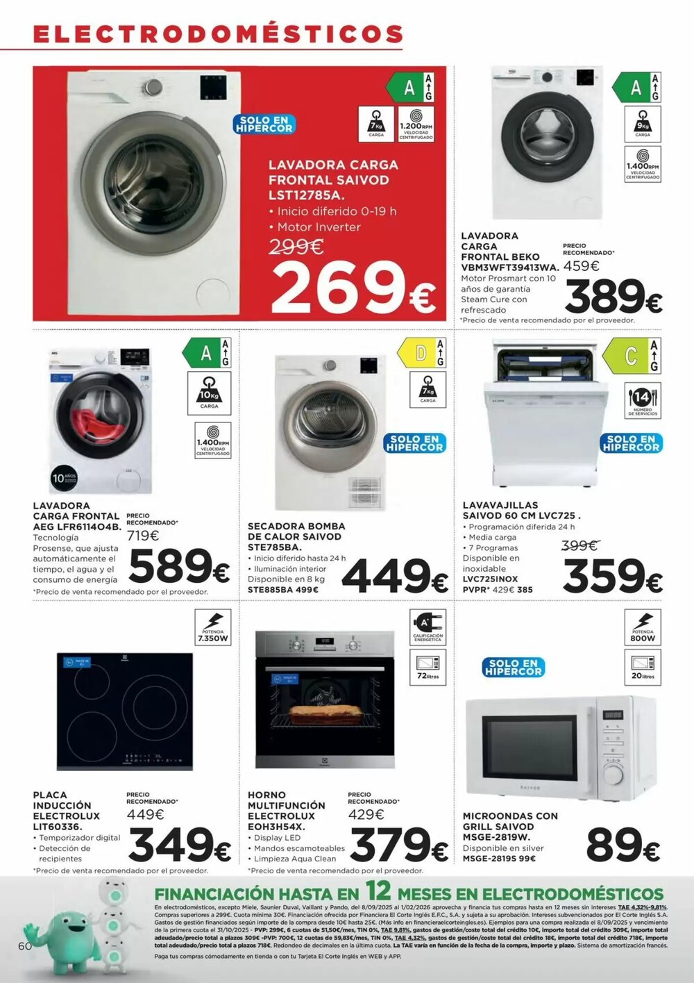 Folleto promocional de Hipercor válido desde el 07/01/2026 - Página 60.