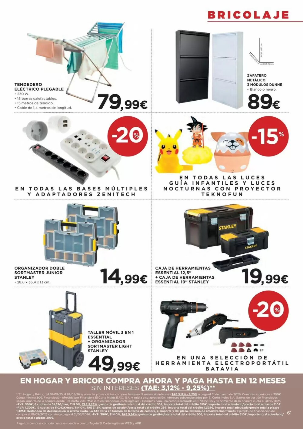 Folleto promocional de Hipercor válido desde el 07/01/2026 - Página 61.