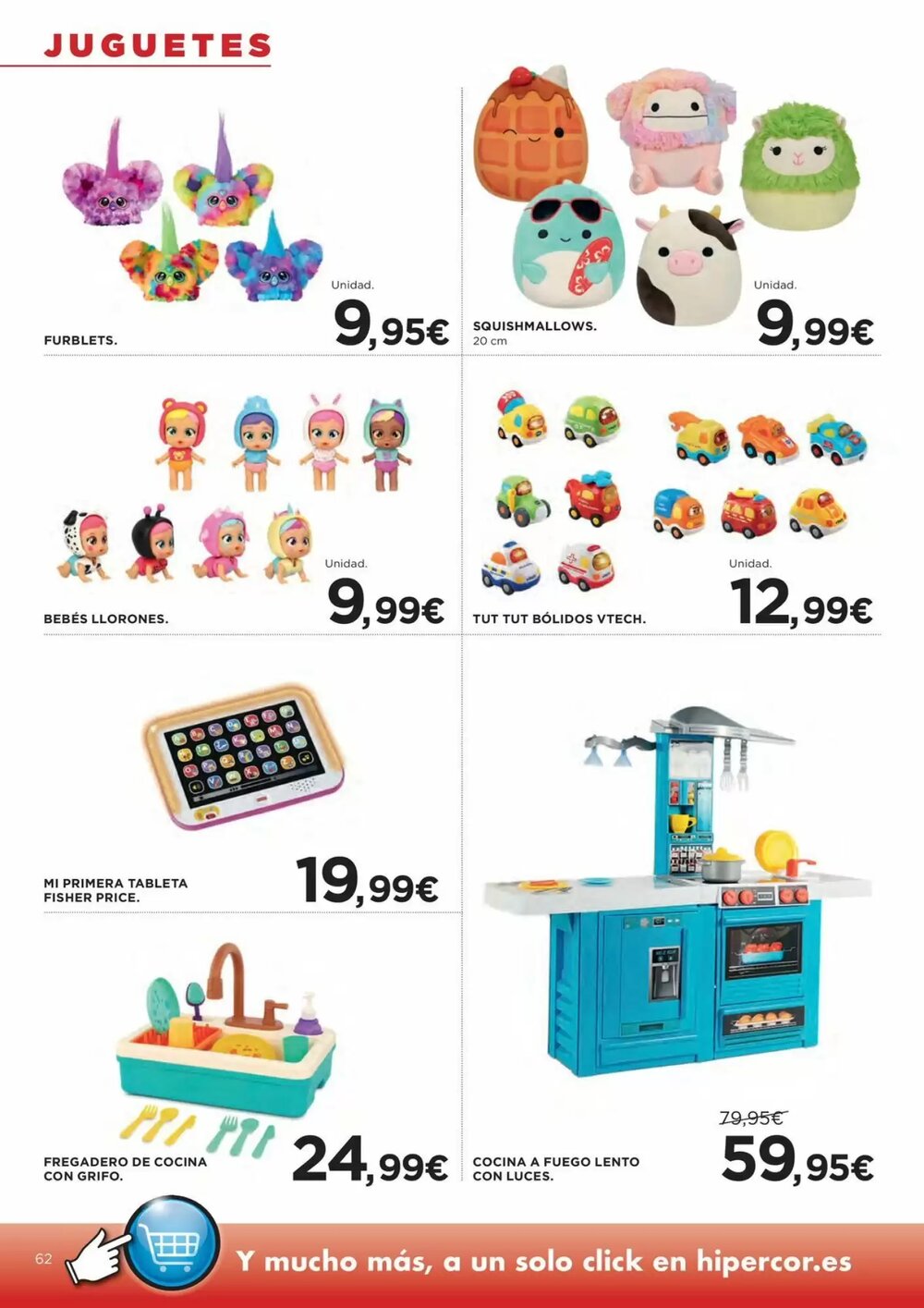 Folleto promocional de Hipercor válido desde el 07/01/2026 - Página 62.