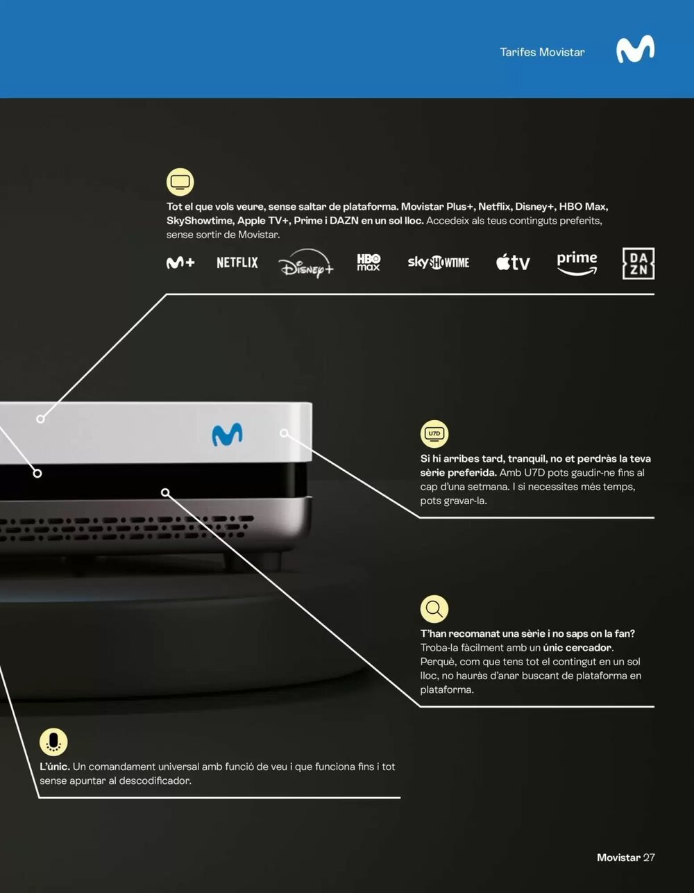 Folleto promocional de Movistar válido desde el 07/01/2026 - Página 27.