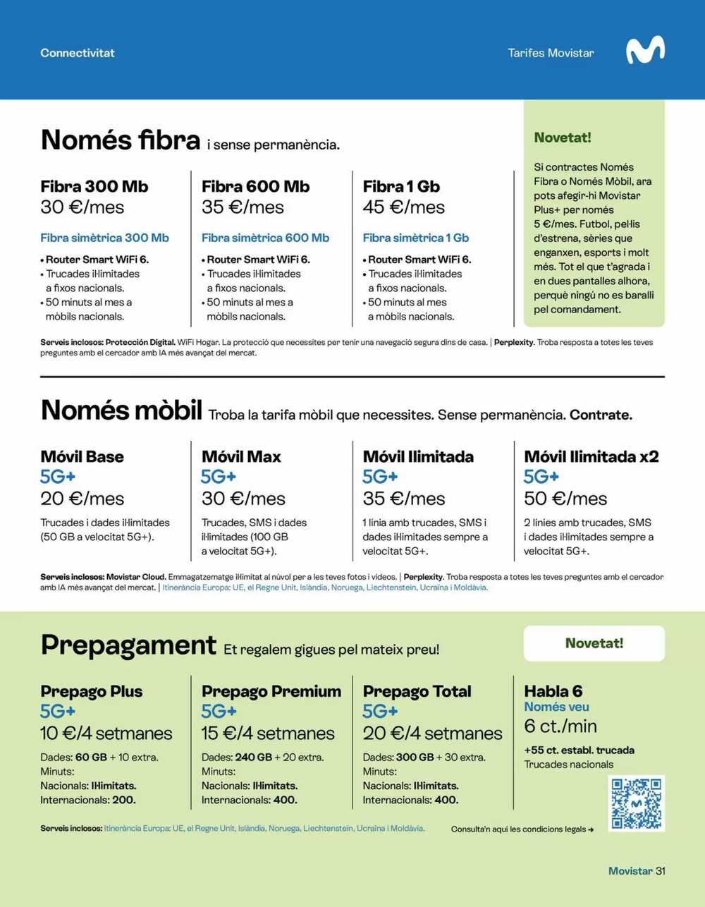 Folleto promocional de Movistar válido desde el 07/01/2026 - Página 31.