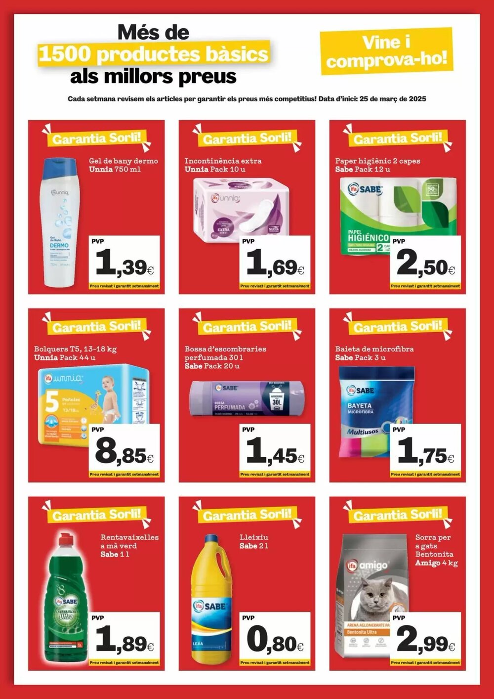 Folleto promocional de Sorli válido desde el 07/01/2026 - Página 19.