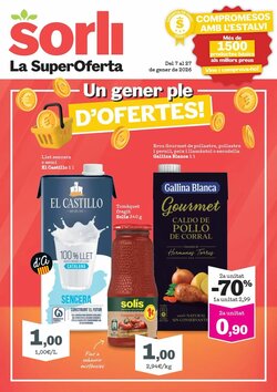 Folleto promocional de Sorli válido desde el 07/01/2026 - Página 1.
