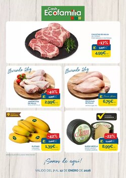 Folleto promocional de Cash Ecofamilia válido desde el 07/01/2026 - Página 1.