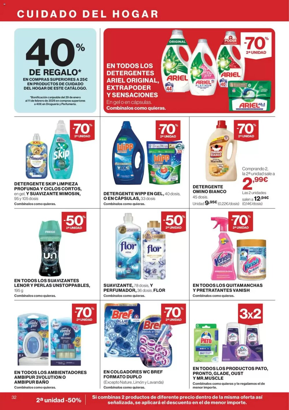Folleto promocional de Supercor válido desde el 07/01/2026 - Página 32.