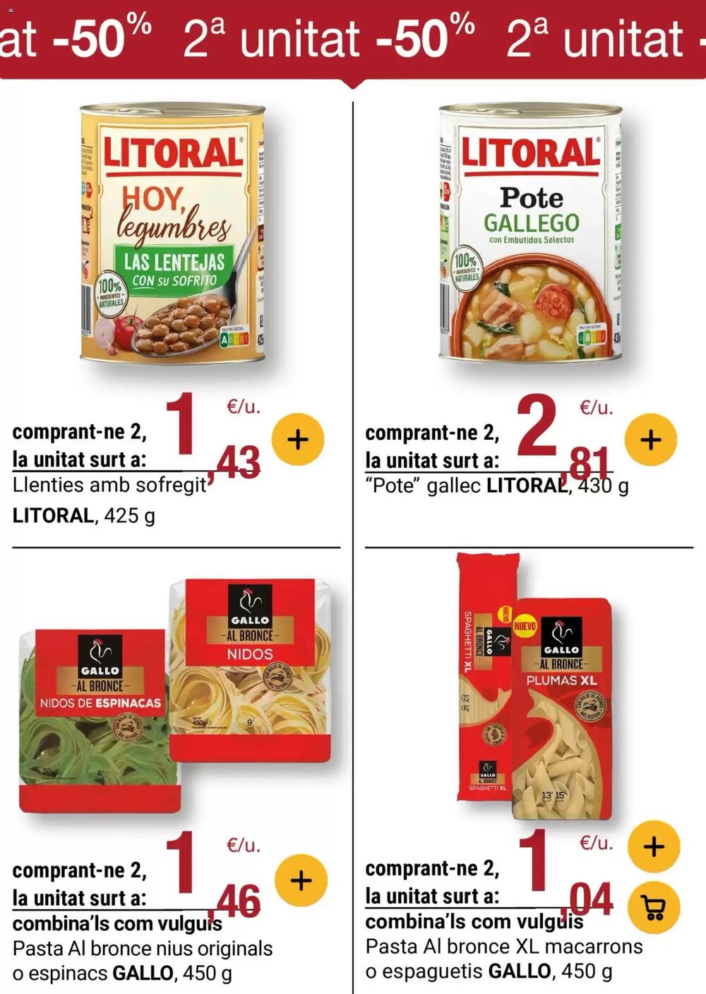 Folleto promocional de BonpreuEsclat válido desde el 07/01/2026 - Página 42.