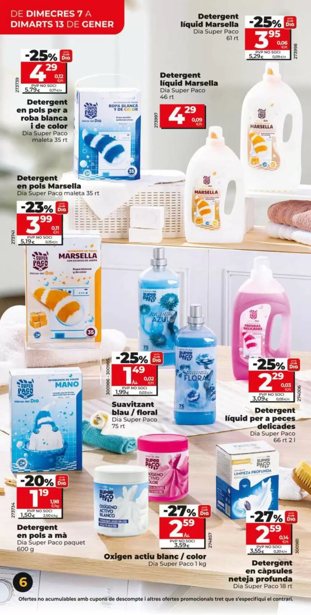 Folleto promocional de Dia válido desde el 07/01/2026 - Página 6.