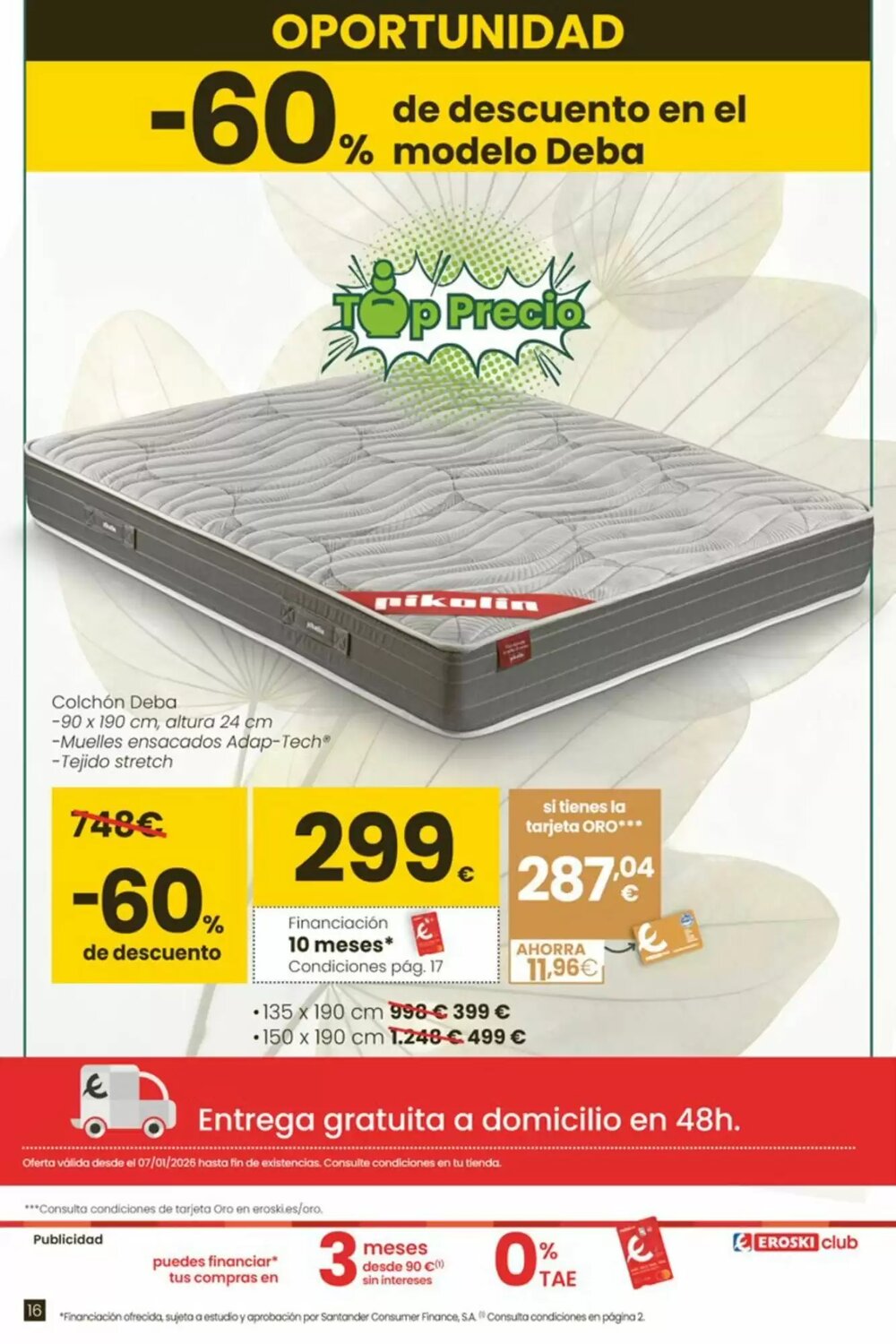 Folleto promocional de Eroski válido desde el 07/01/2026 - Página 16.