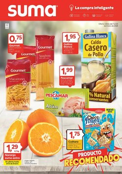 Folleto promocional de Suma Supermercados válido desde el 07/01/2026 - Página 1.