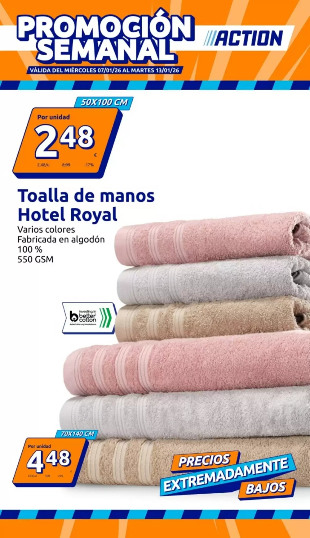 Folleto promocional de Action válido desde el 07/01/2026 - Página 1.