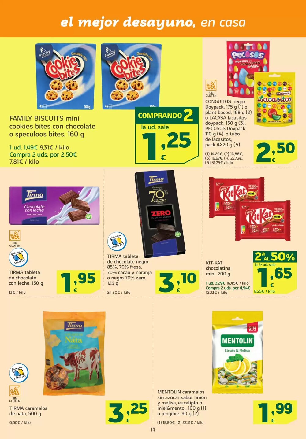 Folleto promocional de HiperDino válido desde el 07/01/2026 - Página 14.