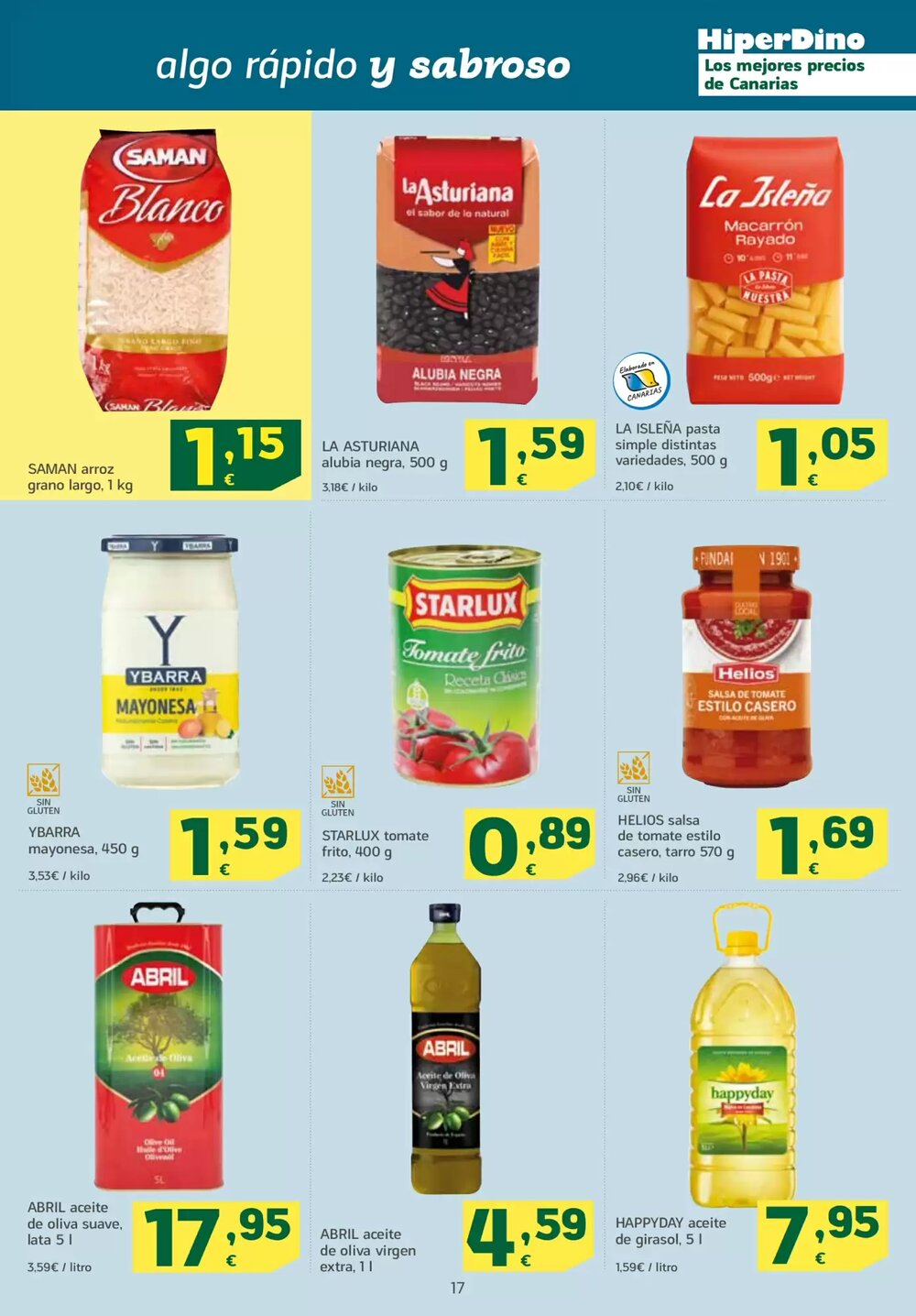 Folleto promocional de HiperDino válido desde el 07/01/2026 - Página 17.