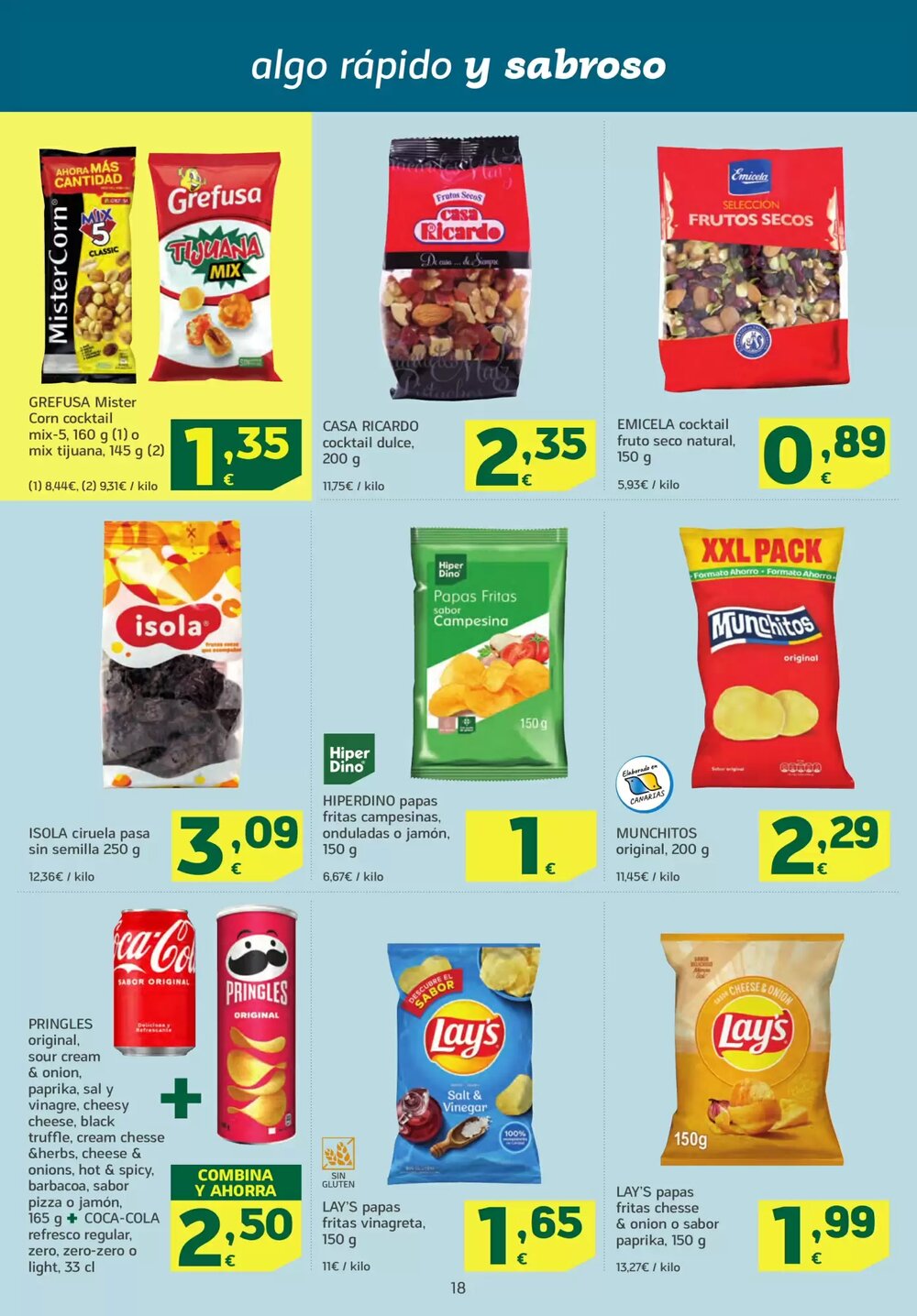 Folleto promocional de HiperDino válido desde el 07/01/2026 - Página 18.