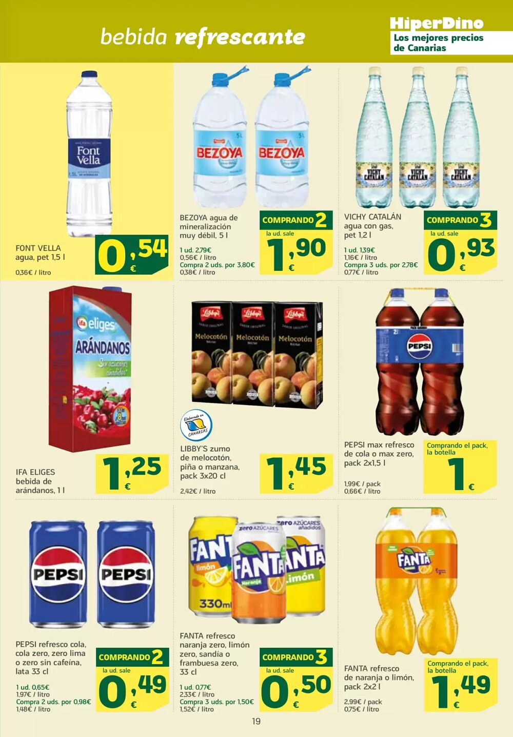 Folleto promocional de HiperDino válido desde el 07/01/2026 - Página 19.