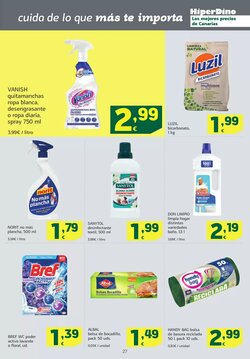 Folleto promocional de HiperDino válido desde el 07/01/2026 - Página 27.