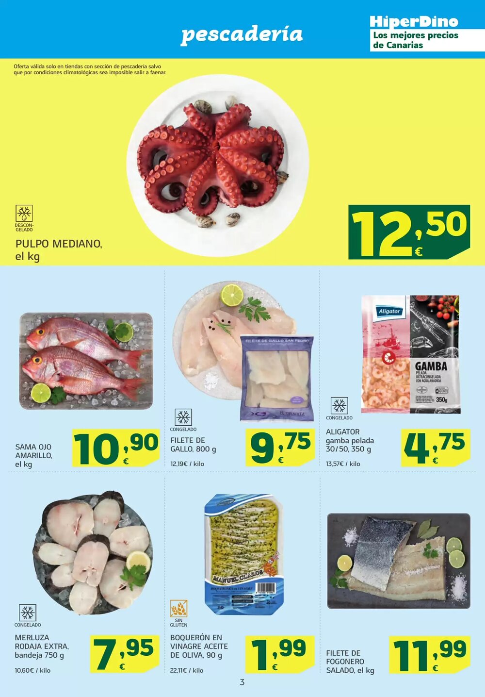 Folleto promocional de HiperDino válido desde el 07/01/2026 - Página 3.