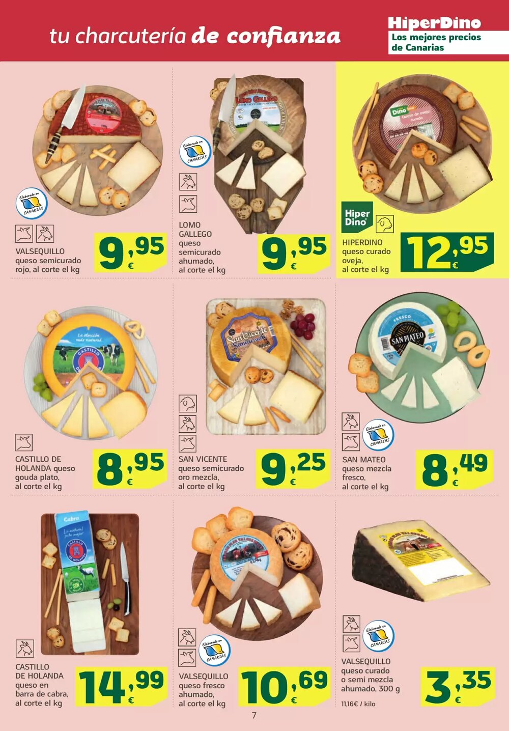 Folleto promocional de HiperDino válido desde el 07/01/2026 - Página 7.