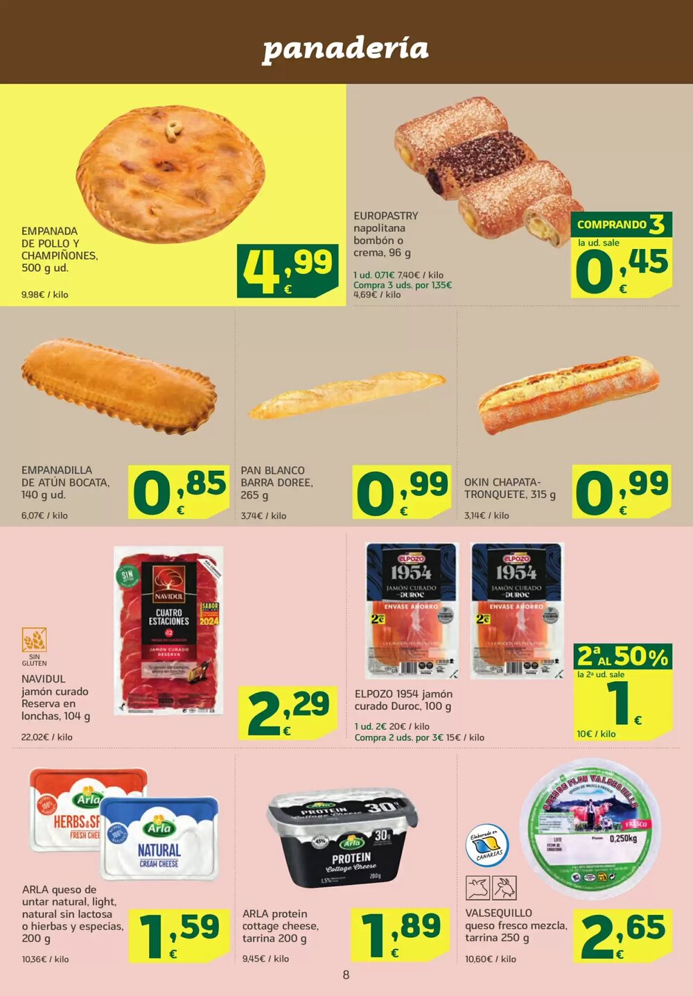 Folleto promocional de HiperDino válido desde el 07/01/2026 - Página 8.