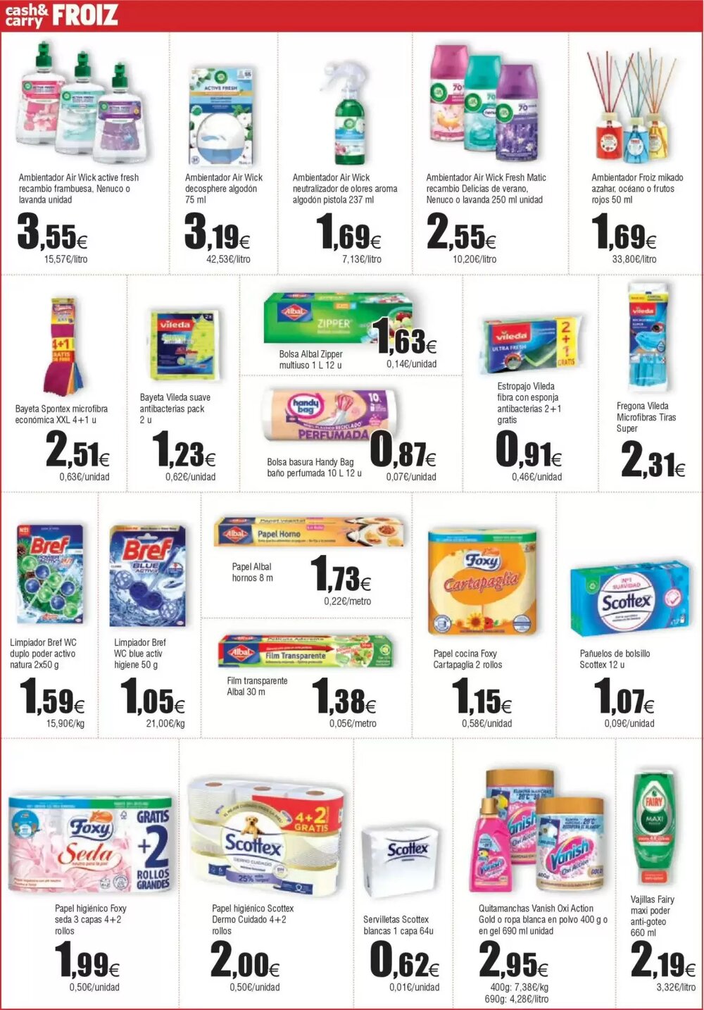 Folleto promocional de FROIZ válido desde el 07/01/2026 - Página 14.