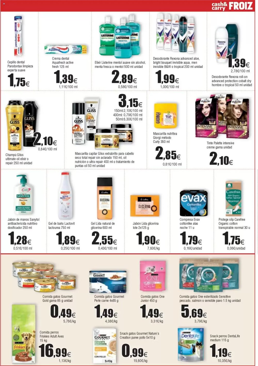 Folleto promocional de FROIZ válido desde el 07/01/2026 - Página 15.