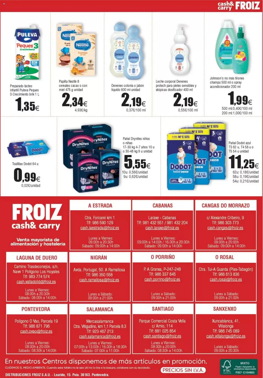Folleto promocional de FROIZ válido desde el 07/01/2026 - Página 16.