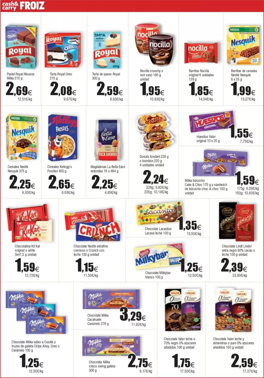 Folleto promocional de FROIZ válido desde el 07/01/2026 - Página 4.