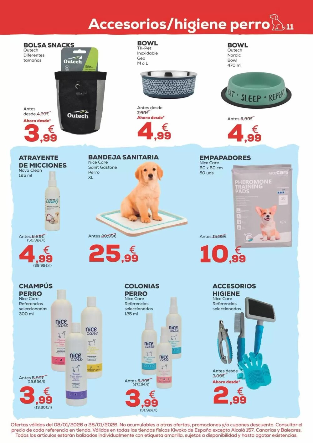 Folleto promocional de Kiwoko válido desde el 08/01/2026 - Página 11.