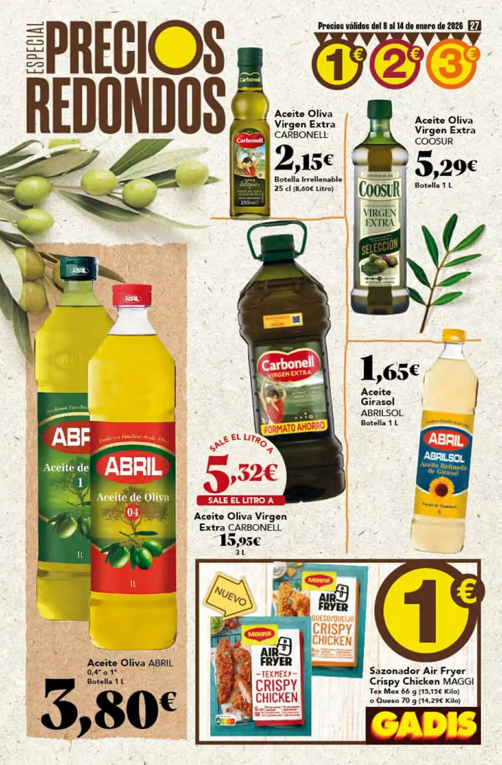 Folleto promocional de Gadis válido desde el 08/01/2026 - Página 27.