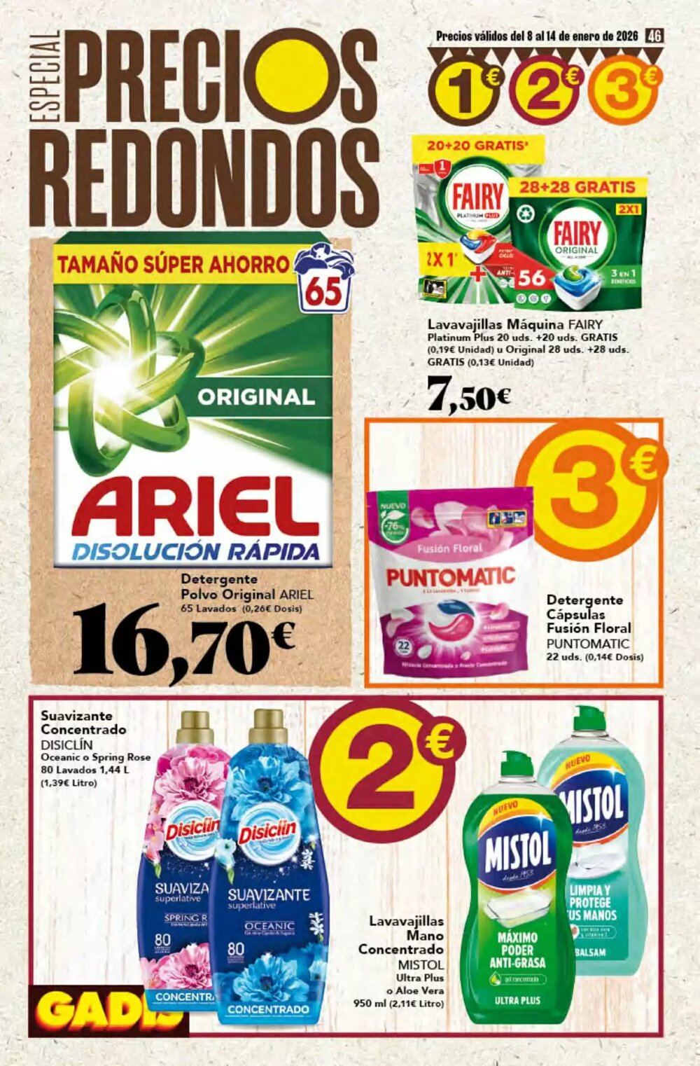 Folleto promocional de Gadis válido desde el 08/01/2026 - Página 46.