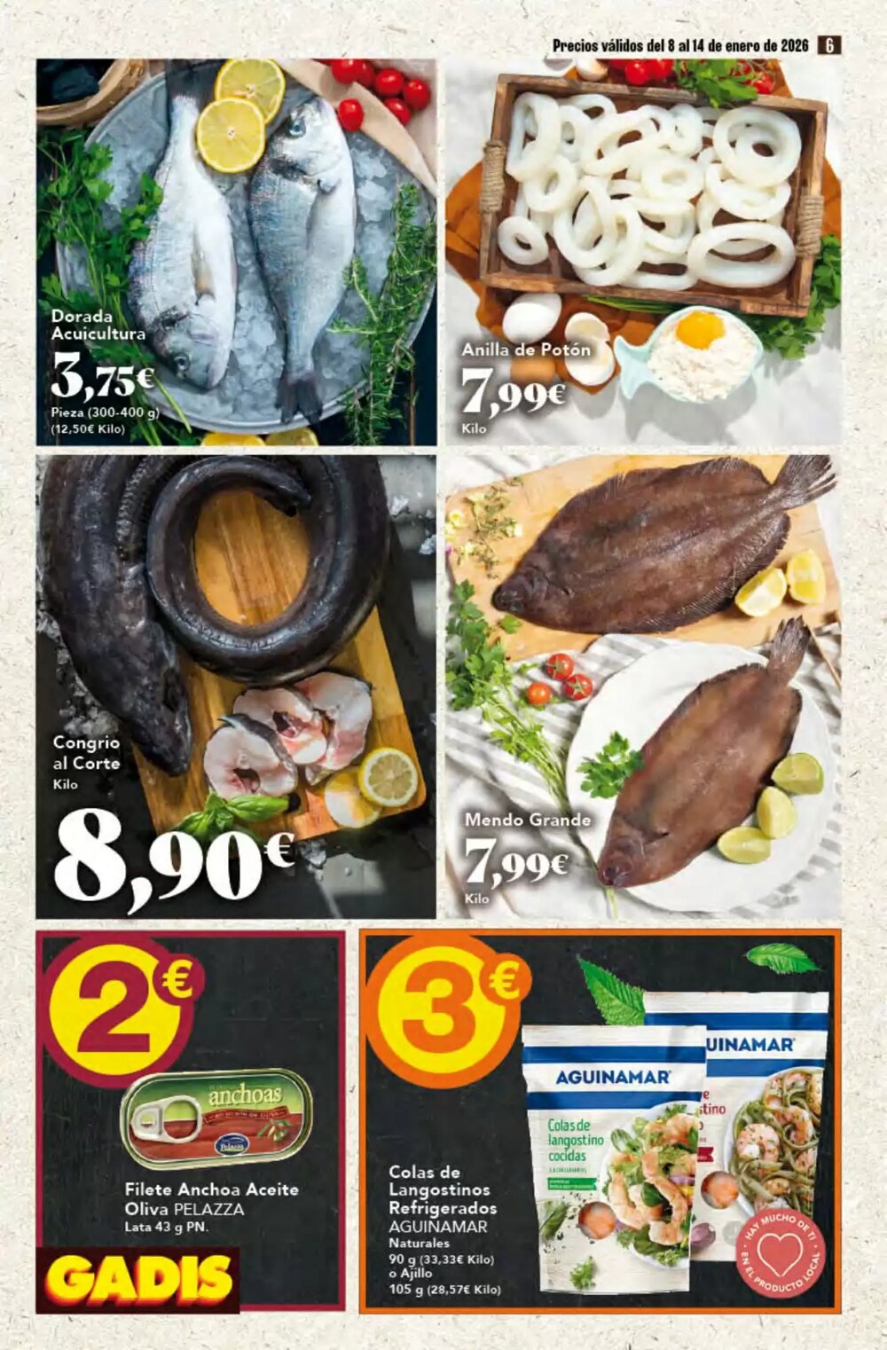 Folleto promocional de Gadis válido desde el 08/01/2026 - Página 6.
