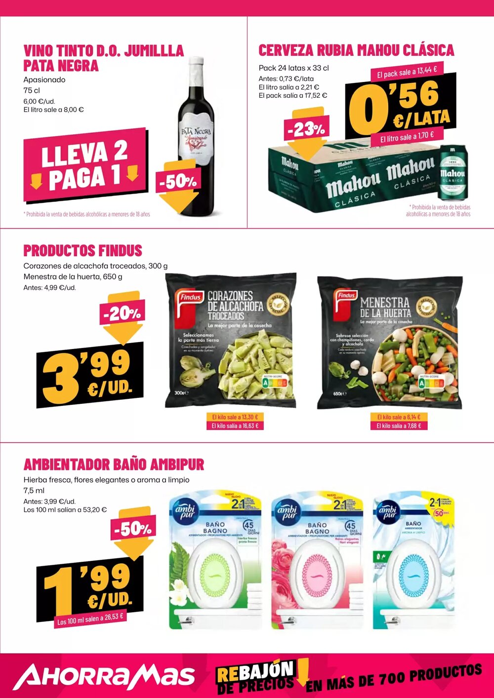 Folleto promocional de AhorraMas válido desde el 08/01/2026 - Página 13.