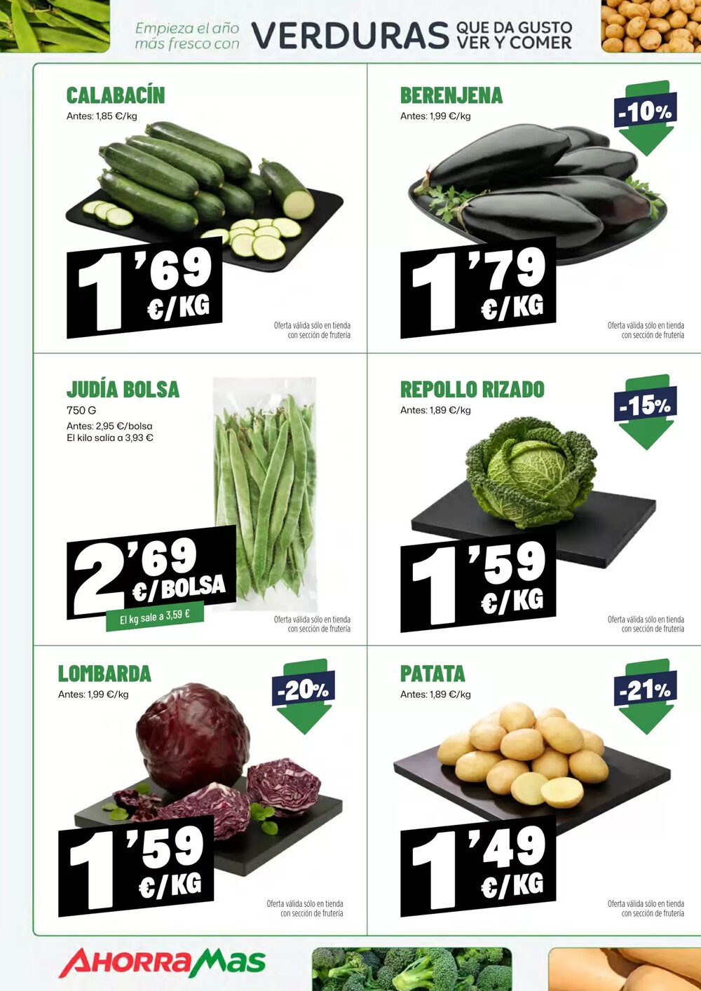 Folleto promocional de AhorraMas válido desde el 08/01/2026 - Página 6.